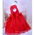 criança upscale flor menina vestido de princesa vestido rosa flor vestido de natal tutu